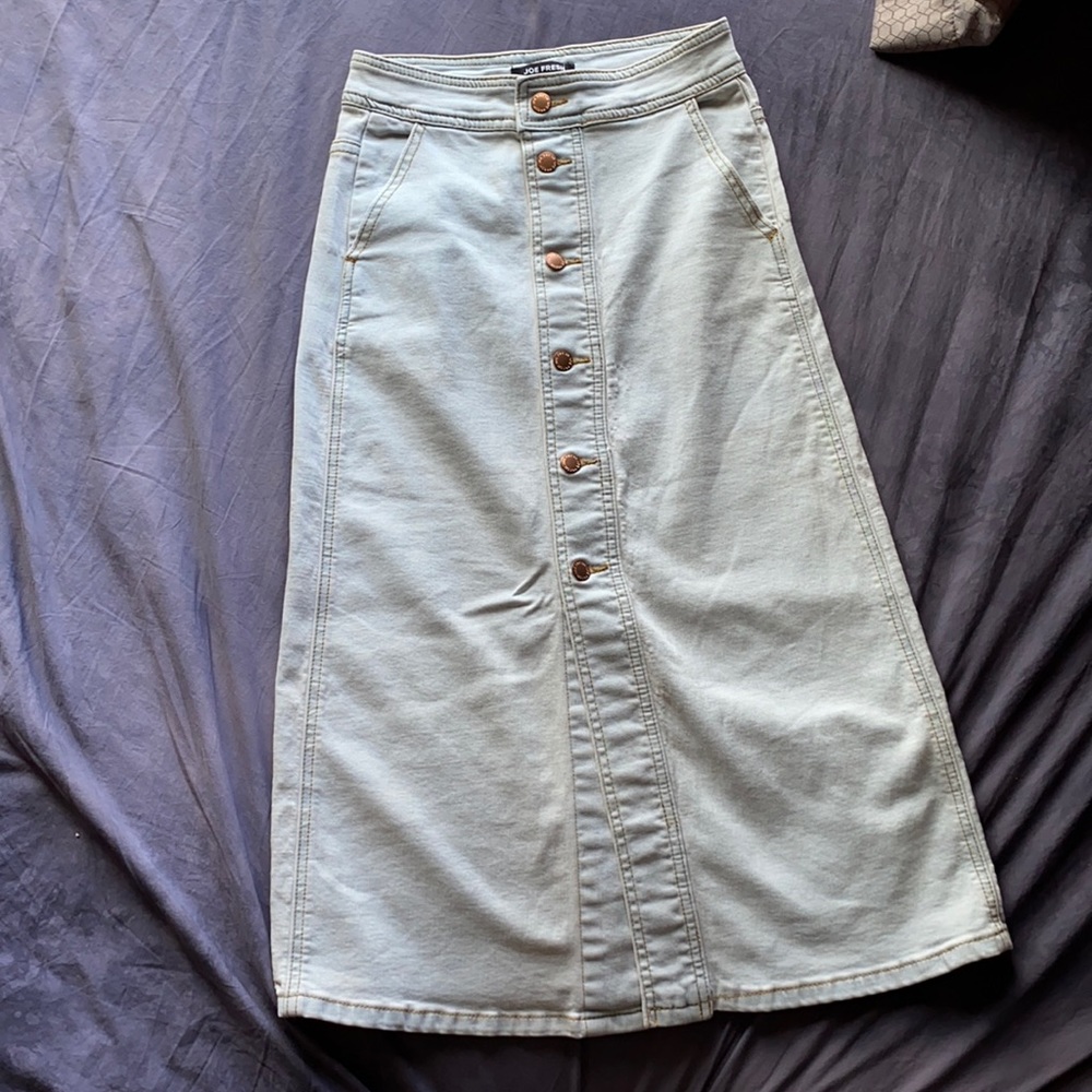 Light Blue Jean Skirt